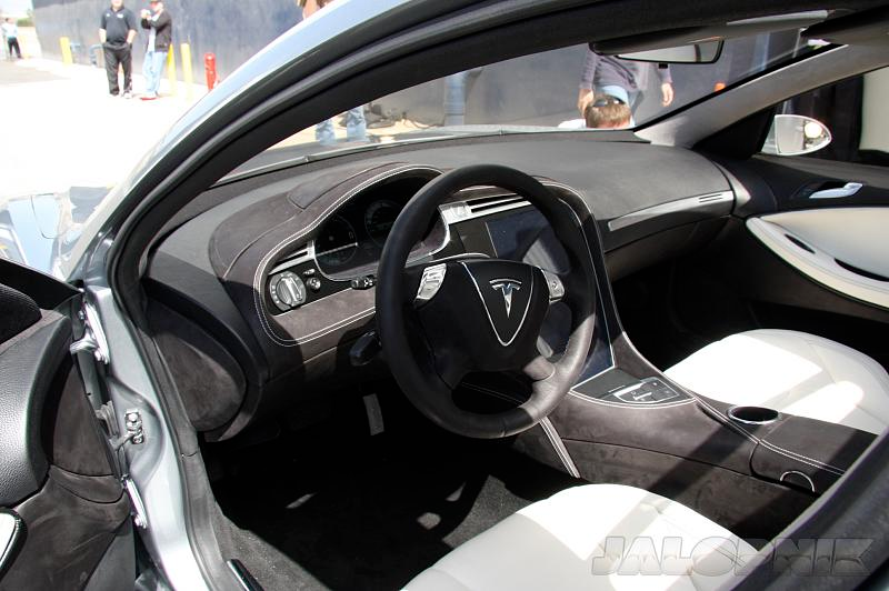 Illustration for article titled Tesla Model S Sedan Concept: $49,900 Seven-Seater Electric To Hit Streets In 2011